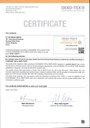2019 Renewal of Oeko-Tex® certificate SHAO 095780
